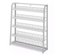 YKMYXZ, Présentoir Mural à 5 Niveaux for comptoir de supermarché, présentoir à Snacks, Support à Chips en Fil métallique for Bureau de caissier(White,60 * 15 * 6cm)