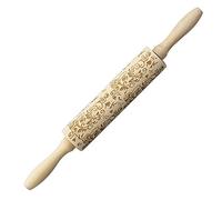 YKMYXZ， Rouleau à pâtisserie en bois de Noël, ustensile de cuisine