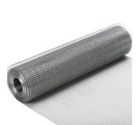 YKMYXZ, Rouleau de Grillage en Acier Inoxydable 304 de 0,6 mm, Ouverture de 6,35 mm, for clôture de volière, Jardin et extérieur(1x12m)