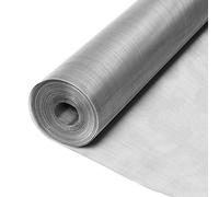 YKMYXZ, Rouleau de Treillis métallique tissé en Acier Inoxydable 304, 80 Mailles, Petit Trou de 0,2 mm, for Bricolage, Ventilation et Filtration(1x6m)