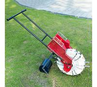 YKMYXZ, Semoir à Pousser for Jardin, épandeur for pelouse et Jardin, semis et fertilisation simultanés, Manuel, Distributeur Portable, semis précis(5 Holes)