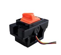 YKMYXZ, SMC102 Poussée monoaxe noire, tige à bascule à effet Hall, poignée industrielle, ingénierie, télécommande, joystick à effet Hall, manœuvres sûres(A-r0 Spring Self reset,0.5 4.5V)