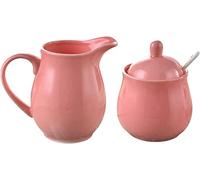 YKMYXZ sucrier, Ensembles crémier et sucrier, pot à lait, décoration(Roze,0 Litres)