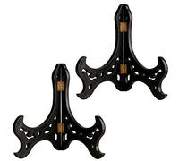 YKMYXZ supports pour assiettes, Lot de 2 présentoirs noirs for assiettes, chevalets en résine, for , cadres photo et supports(6inch)