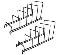 YKMYXZ supports pour assiettes, Lot de 2 supports chevalet en fer for présentoirs, cadres métal for album photo, photos, porte-revues, plaques décoratives(5 grid)