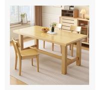 YKMYXZ Table d'étude multifonctionnelle rectangulaire Basse de Salon Simple et Polyvalente Fabriquée en Bois Massif Convient for Le Bureau, la Chambre à Coucher(Log Coloured,120 * 70 * 75cm)