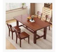 YKMYXZ Table d'étude multifonctionnelle rectangulaire Basse de Salon Simple et Polyvalente Fabriquée en Bois Massif Convient for Le Bureau, la Chambre à Coucher(Reddish Brown,120 * 70 * 75cm)