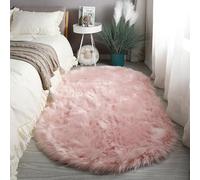 YKMYXZ Tapis de Chaise pour Tapis， Tapis Tapis de Luxe Moelleux à Poils Longs Tapis Lavables Salon Tapis Dense sans Perte Style Minimaliste de Luxe léger for Tapis en Peluche de Salon(Pink,60 * 90cm)