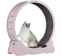 YKMYXZ, Tapis de Course Silencieux for Chat avec Verrouillage de sécurité, Jouet de Sport for la Perte de Poids et Le Fitness, for soulager Le Manque d'exercice des Chats d'intérieur.(Pink,L)