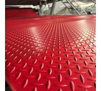YKMYXZ Tapis de Sol antidérapants et imperméables for sous-Sol, 1,2 m, 1,5 m, 1,5 m, 3,6 m, 6 m, 8 m, 12 m, 20 m(Red,91.4x152.4cm)