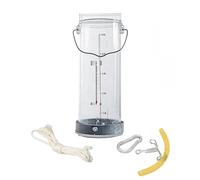 YKMYXZ Tige d'échantillonnage Échantillonneur d'eau Système d'échantillonnage avec contrepoids, louche en Plastique, Pendule, bécher, échantillonneur for la Surveillance environnementale(1L)