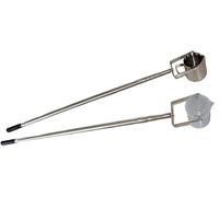 YKMYXZ Tige d'échantillonnage Échantillonneur d'eau télescopique en Acier Inoxydable, Pendule, bécher, louche, Perche d'échantillonnage de 1000 ML, Tige(Clear,1.49 7m)