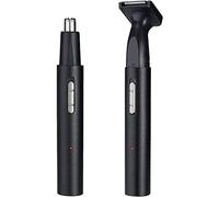 YKMYXZ, Tondeuse de nez et d'oreilles 2 en 1 for hommes, épilateur électrique sans fil et indolore, Rechargeable par USB