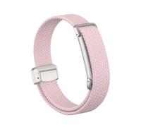 YKNIUFLY Bracelet de Montre Compatible avec Google Fitbit Air, Bracelet Tressé élastique à fermoir Magnétique, Bracelet Remplacement Nylon Réglable Unisexe.Rose sable