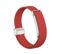 YKNIUFLY Bracelet de Montre Compatible avec Google Fitbit Air, Bracelet Tressé élastique à fermoir Magnétique, Bracelet Remplacement Nylon Réglable Unisexe.Rouge