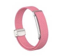 YKNIUFLY Bracelet de Montre Compatible avec Google Fitbit Air, Bracelet Tressé élastique à fermoir Magnétique, Bracelet Remplacement Nylon Réglable Unisexe.Rose vif