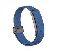 YKNIUFLY Bracelet de Montre Compatible avec Google Fitbit Air, Bracelet Tressé élastique à fermoir Magnétique, Bracelet Remplacement Nylon Réglable Unisexe.Bleu froid
