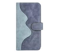 YKNIUFLY Coque pour Wiko Power U30, Housse en Cuir PU Premium Portefeuille de Protection, Flip Case Premium avec Emplacement de Cartes.(Bleu)