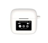 YKNIUFLY Ecouteurs Bluetooth Étui Compatible avec JBL Tour Pro 3, TPU Souple, Protection Intégrale à 360° Étui de Protection Compatible avec JBL Tour Pro 3.(Blanc)