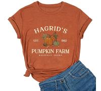 Ykomow Chemises de film d'Halloween pour femme - T-shirts vintage Sanderson Sisters Witch Graphic, 3-orange., M