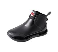 YKPAVV Chaussures de pluie à paillettes pour femme - Chaussures aquatiques polyvalentes - Semelle épaisse - Confortables - Antidérapantes - Bottes de pluie courtes originales pour femme, Noir , 37 EU