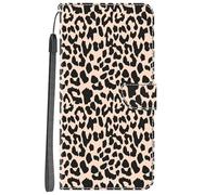 YKTO Coque en PU Cuir pour Oppo A15S Cover Clapet de Protection Portefeuille Motif Imprimé léopard Housse Magnétique Case Wallet étui à Rabat Cover pour Oppo A15S