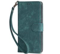 YKTO Coque pour Blackview A90 Antichoc Étui à Rabat et Folio Carte Poche Support Portefeuille PU Cuir Magnétique Housse [RFID Blocage] Wallet Case pour Blackview A90,Vert