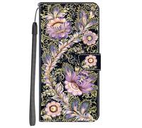 YKTO Cuir PU Folio Etui pour Huawei P30 Pro Coque 3D PU Cuir Flip Housse Étui Cover Wallet Case Portefeuille Pochette en Cover Flip Shell Housse pour Huawei P30 Pro,Glycine Violette