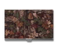 YKUDBN Étui pour cartes de visite en métal pour homme et femme, motif camouflage Tuff, taille unique, Outfitter Tuff Camo, Taille unique