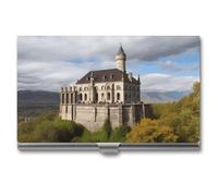 YKUDBN Étui pour cartes de visite en métal pour homme et femme, motif monuments historiques de l'Arménie, taille unique, Monuments historiques d'Arménie, Taille unique