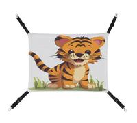 YKUDBN Hamac portable en toile pour animal domestique, imprimé tigre à pois, élégant, idéal pour les petits animaux de compagnie, respirant, peu encombrant et facile à nettoyer