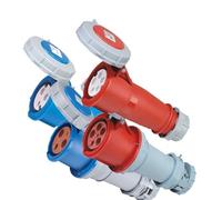 YKYNCJJT Connecteur de Prise Industrielle étanche IP67, Trois, Quatre, Cinq cœurs, coupleur 16a-125A, d'alimentation d'aviation(CF-15743P)