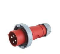 YKYNCJJT Prise Industrielle Mobile étanche IP67, 1 pièce, 4P 32A, for éclairage de scène et centres données, Solution d'alimentation Anti-poussière fiable