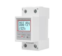YKYNCJJT Wattmètre à Affichage numérique LCD, Charge 80A, 1 Phase, 2 Fils, consommation d'énergie, Compteur d'électricité, AC 230V, 50Hz, Usage Domestique(DDS6619-003)