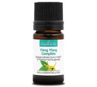 YLANG YLANG COMPLÈTE BIO - 5mL - Huile Essentielle de Qualité Premium - 100% Pure, Naturelle, garantie ChromaCert® - Chémotypée & Intégrale