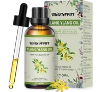 Ylang-Ylang Essential Oil 100ml,Aromatherapy Essential Oil 100% Pure & Natural For Diffuser,Humidifier,Quality Ylang Ylang Oil For Massage,Care,Sleep,Relax