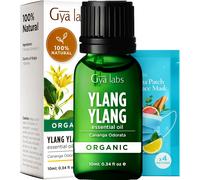 Ylang-Ylang Organic Essential Oil For Diffuser-Therapeutic Grade 100% Pure For Skin,Hair Growth And 10ml