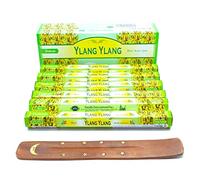 Ylang-ylang (Tagalog, ilang-ilang) Cananga odorate Baguettes d'encens de Joss 120 bâtonnets d'encens de parfum maison de Joss Sticks avec cendrier collecteur de Cenizas