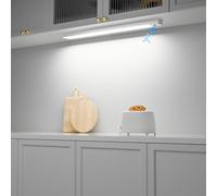 Ylatoial LED Lampe de Placard 43.5CM, 5000K Lampe Placard Detecteur de Mouvement 84 LEDs LED Cuisine Sous Meuble Sans Fil 2500mAh Grande Capacité de Batterie Rechargeable USB pour Armoire Veilleuse