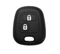 YLC Housse de Protection pour clés de Voiture en Silicone Car Key Cover pour Peugeot & Citroen 2 Boutons clés de Voiture(Nior)
