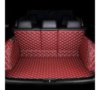 YLCYGJ Voiture Tapis Coffre pour Hyundai Tucson 2025 Speaker on The Right, Cuir Durable imperméable Antidérapant Et Anti-Usure Tapis De Coffre Tout Compris Accessoires,F/Red