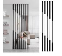 YldessmEU Room Divider Post Separation Deviders Privacy Screens Columnar Bathroom Daycare Studio Apartment Wall Partition Curtain/Partitions Rooms(5 Pcs,150cm/4.92ft)