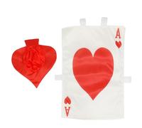 YLEAFUN Costume de cosplay de jeu d'anime Ace Of Hearts - Uniforme d'Halloween - Habillage sur scène - Ace Of Hearts - Cosplay à la maison