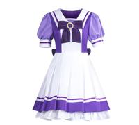 YLEAFUN Costume de cosplay Special Week - Anime Oguri - Casquette de dressup de Noël - Tokai Teio - Halloween - Carnaval - Dressup - Vêtements de spectacle (S à 3XL)
