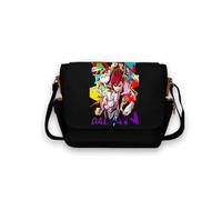 YLEAFUN DAN DA DAN Anime Hommes et Femmes Sac à bandoulière léger Sac à bandoulière Sac à dos polyvalent pour les voyages, le cyclisme, le travail Sport et la randonnée, 09, 26cm*33cm