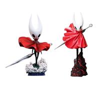 YLEAFUN Figurine d'anime de jeu Hornet-can Posture debout Modèle avec plateforme Sculpture 21cm Modèle PVC Voiture Chambre Décoration, Cadeau pour les fans d'anime