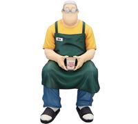 YLEAFUN Sakamoto Taro Figurine Anime Figurine Sakamoto Taro Modèle Statue Anime Position assise Décoration de bureau Figurine Ornement Modèle