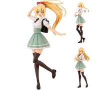 YLEAFUN Sousaishojoteien Saeki Ritsuka Figurine Anime Peinture Originale Modèle d'illustration 15 cm Uniforme Combinaison Gratuite Accessoires interchangeables Modèle