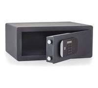 Yale YLEM/200/EG1 Coffre-Fort Haute Sécurité à Serrure Electronique 100 000 Combinaisons (Certifié SKG), A Poser et Sceller - Format Ordinateur 20 x 48 x 35 cm (24,8L), Noir