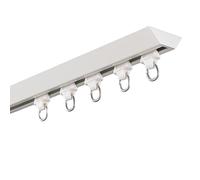 YLFFFZXK Rail de Rideau de Plafond Flexible Rail de Plafond en Alliage d'aluminium pour Rideaux, séparateur de pièce, Rail de Rideau de Plafond, Tringle à Rideau de séparation de pièce, Rail de ridea
